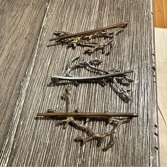 Vintage Tree Branch Metal Hair Pins - Picture 4 of 8